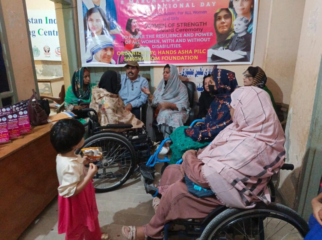 Observence of women international day at ASHA office